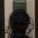 A rich array of electrodes in the sleep lab allowed for widespread but sensitive sensing of brain activity. (Image: Michael Cohea/Brown University)